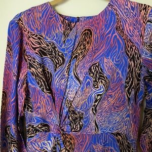 & other stories print mini dress